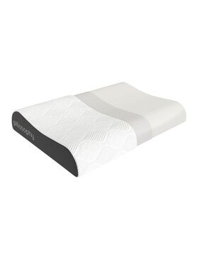 Memory Foam Pillow-Contour Shape Cervical Neck Support Washable Outer Cover